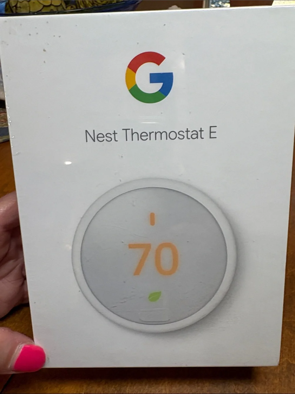 Google Nest Thermostat E — White; New in Shrink Wrapped Box